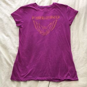 Old Navy Graphic Tee Firebird Purple Large